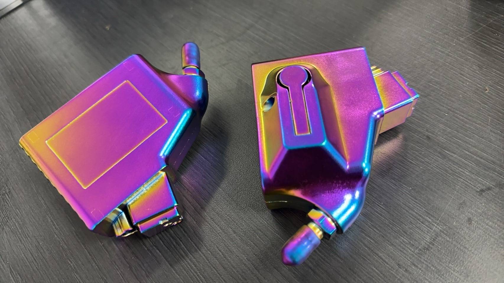 Plastic Nylon+GF Rainbow Titanium Plating-Survival Game Accessories